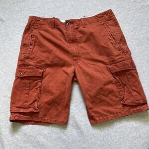 Levi's White Tab ID 12462 12463 Cargo Shorts Mens 36 Khaki Heavy Twill Flaps